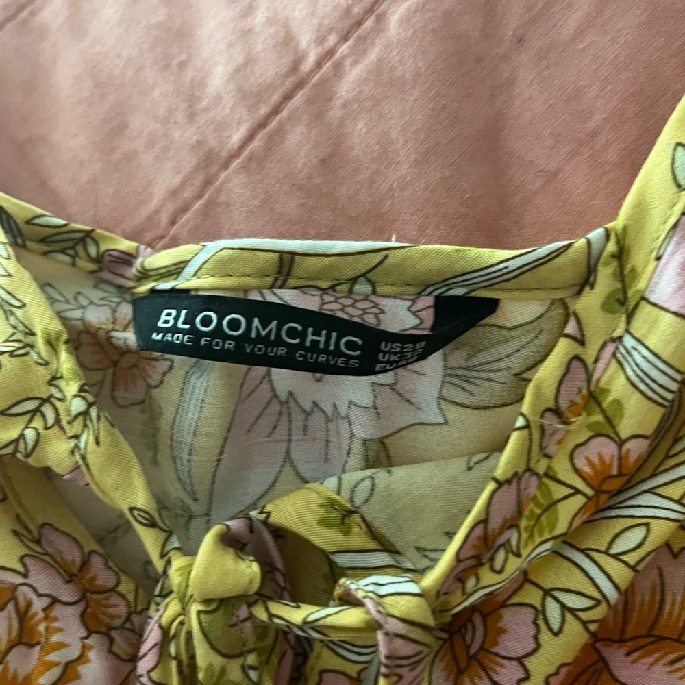 Bloomchic cold shoulder summer dress.